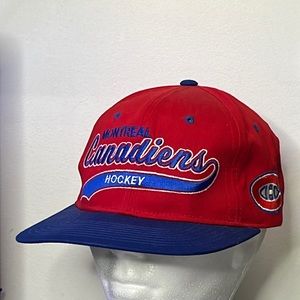 VINTAGE STARTER MONTREAL CANADIENS HOCKEY HAT SNAPBACK CAP THE RIGHT HAT